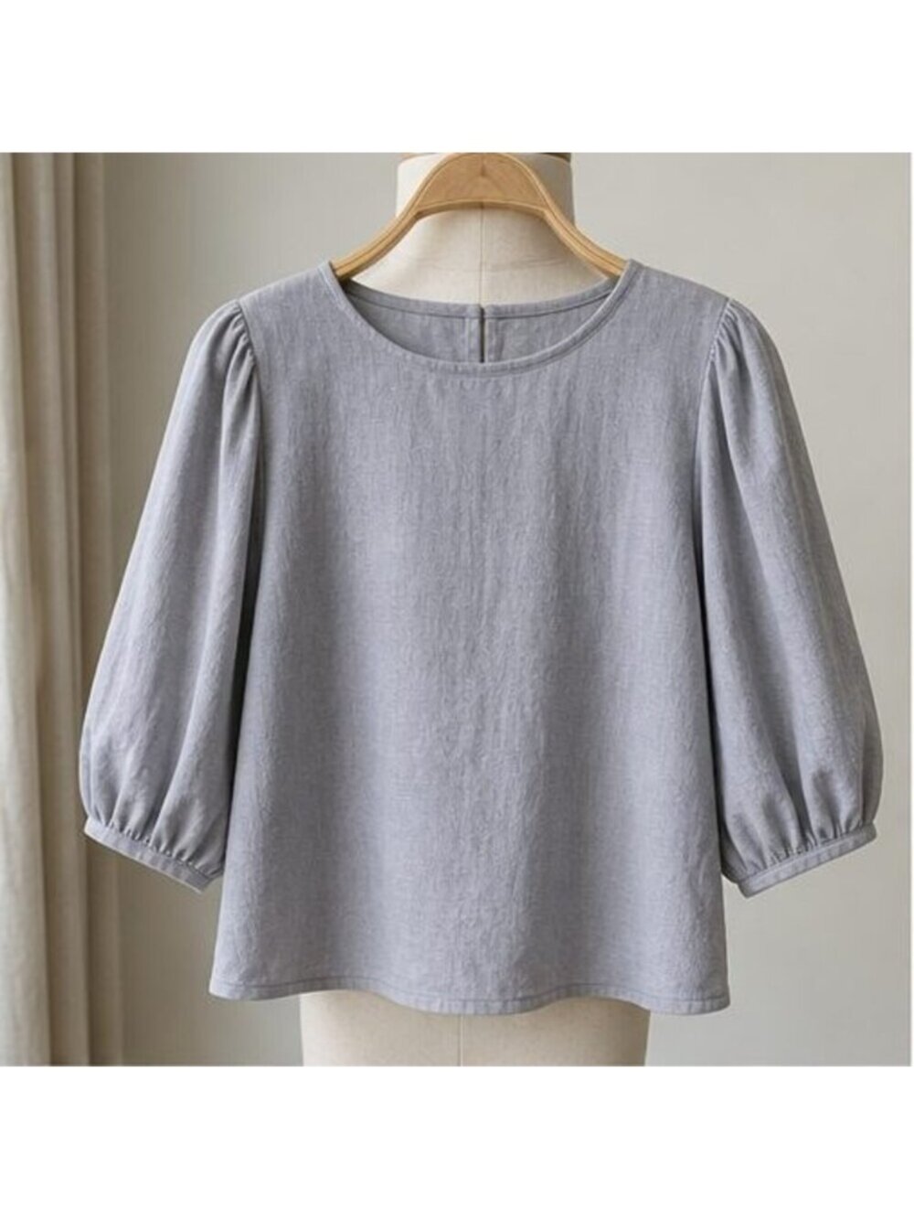Gray Tunic Blouse